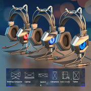 Wireless Headphones with Custom Led Light