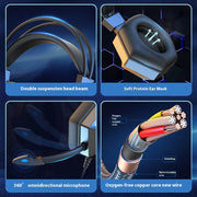 Wireless Headphones with Custom Led Light